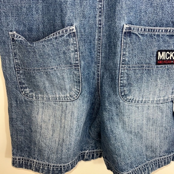 Vintage 90s Disney Mickey Mouse Denim Overalls - Picture 11 of 12